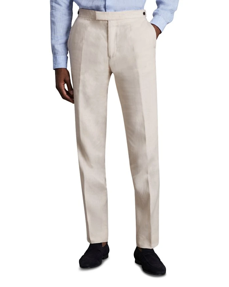 Kin Linen Slim Fit Suit Pants