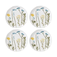 Wildflowers Accent Plates, Set of 4