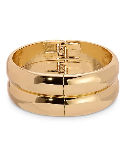 Polished Stacked Bangle Bracelets, Set of 2