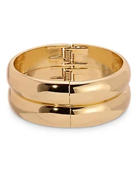 Polished Stacked Bangle Bracelets, Set of 2