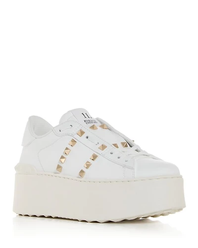 Women's Rockstud Untitled Low Top Platform Sneakers