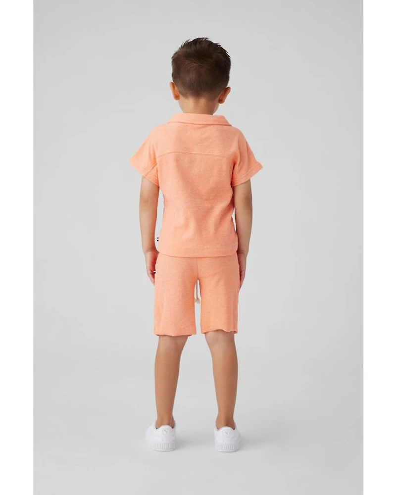 Boys' Terry Cotton Cabana Shirt - Little Kid, Big Kid