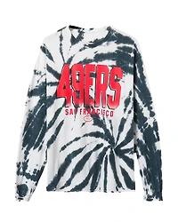 Junk Food Clothing Unisex Nfl San Francisco 49ers Game Time Tie Dye Long Sleeve