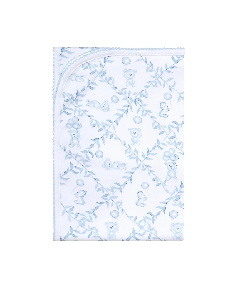Nellapima Boys' Blue Bears Trellace Blanket - Baby