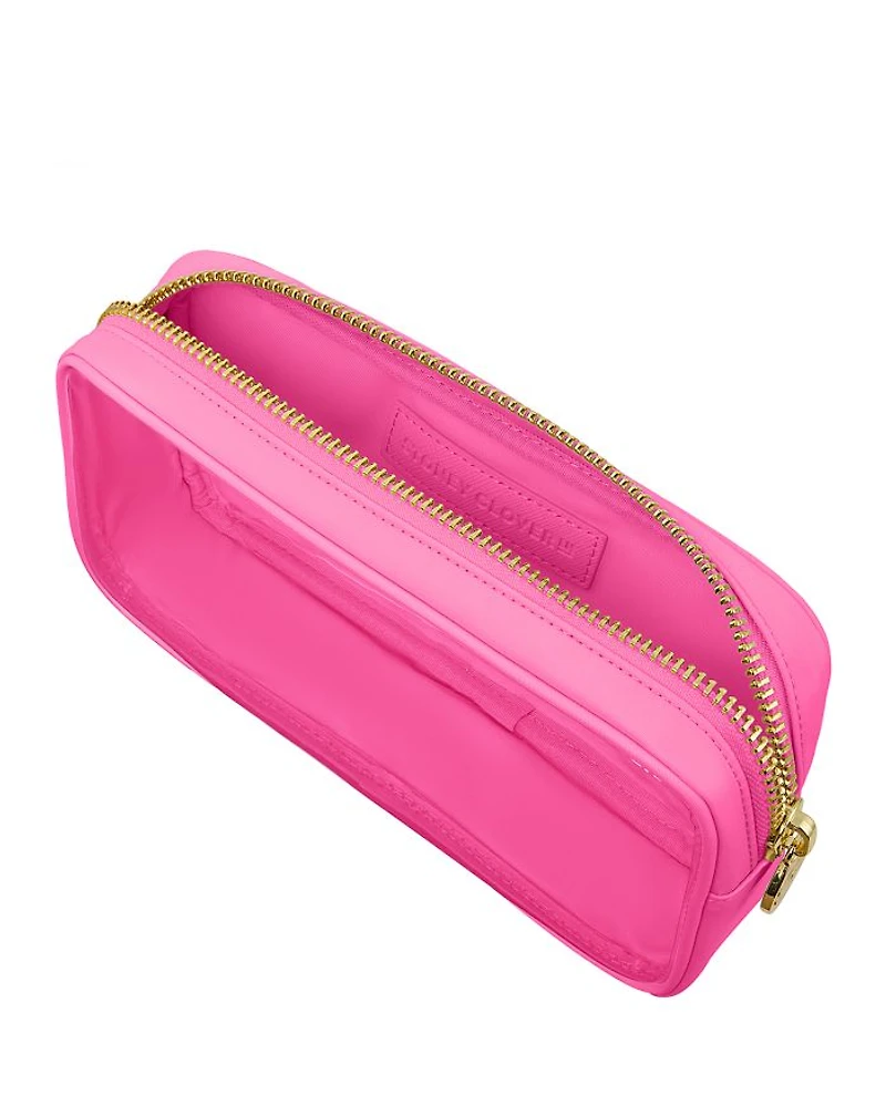 Clear Front Small Nylon Pouch