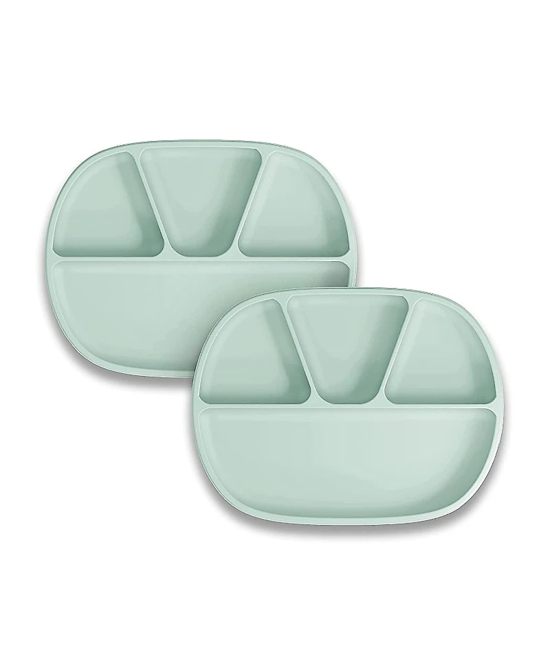 Nuk Unisex Silicone Baby Toddler suction plates, 2 Pack - Baby