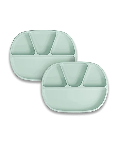 Nuk Unisex Silicone Baby Toddler suction plates, 2 Pack - Baby