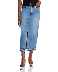 Blanknyc Denim Midi Skirt