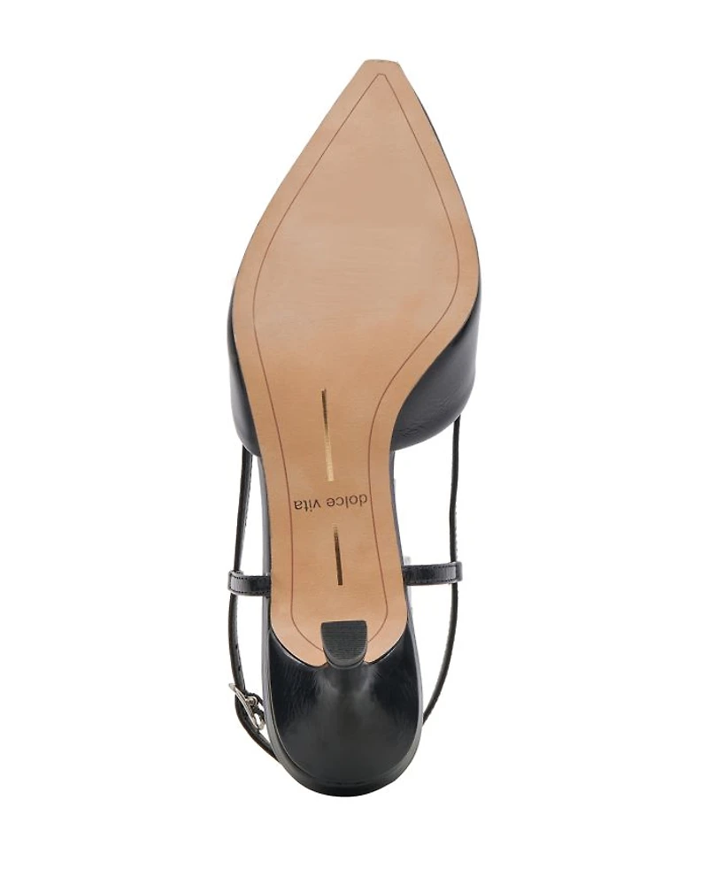 Women's Odela Pointed Toe Slip On Slingback Pumps