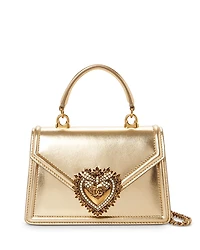 Dolce & Gabbana Small Smooth Leather Devotion Bag