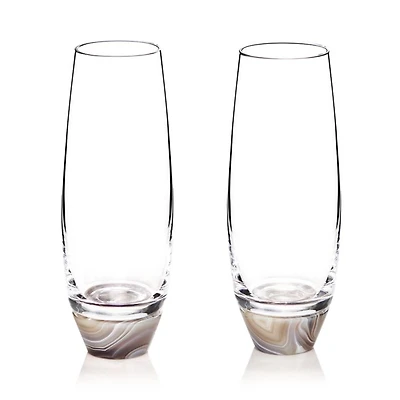 Elevo Champagne Glasses, Set of 2