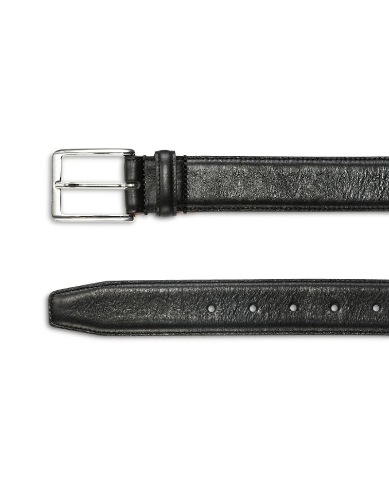 Men's Square Buckle Italian Leather Belt - Exclusive