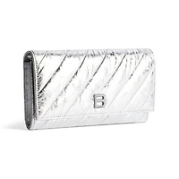 Crush Wallet On Chain Metallized Quilted