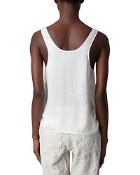 Carys Satin Sleeveless Top