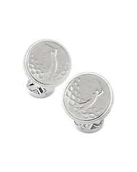 Cufflinks Inc Golf Fore Silver Cufflinks