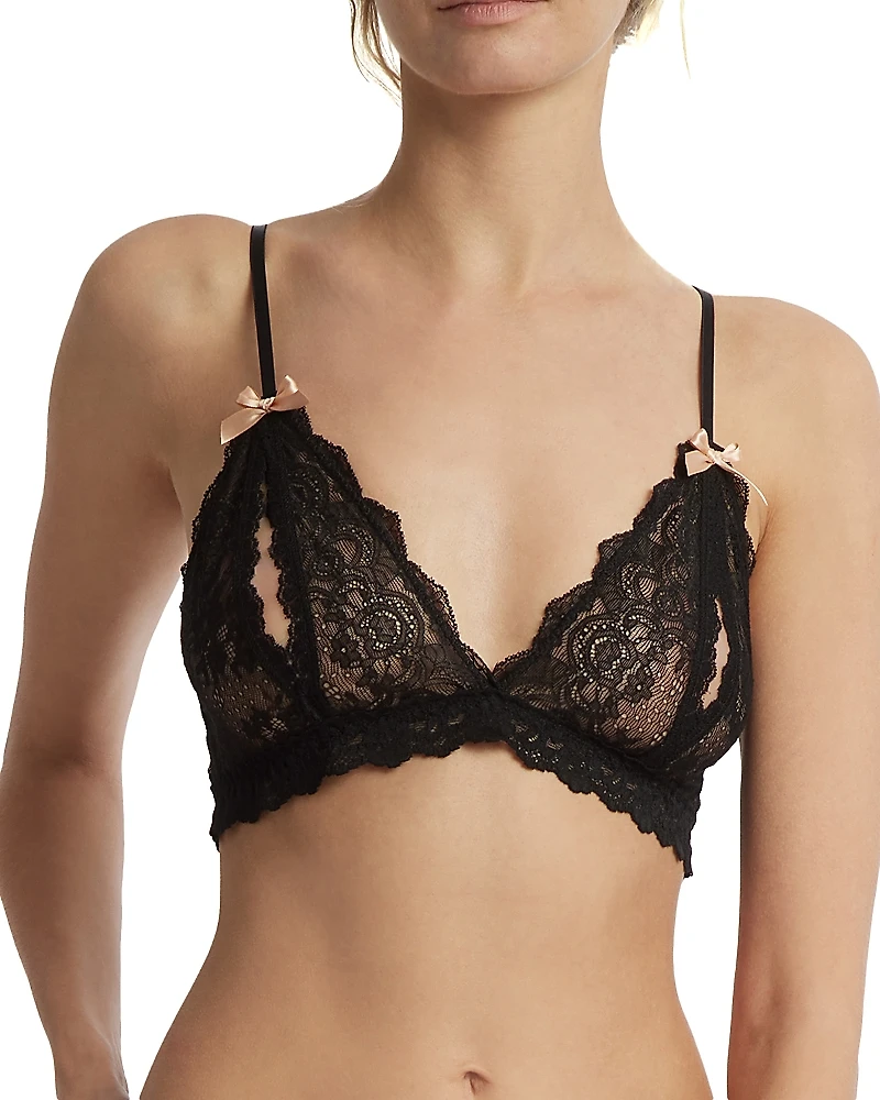 Hanky Panky After Midnight Peekaboo Open Bralette