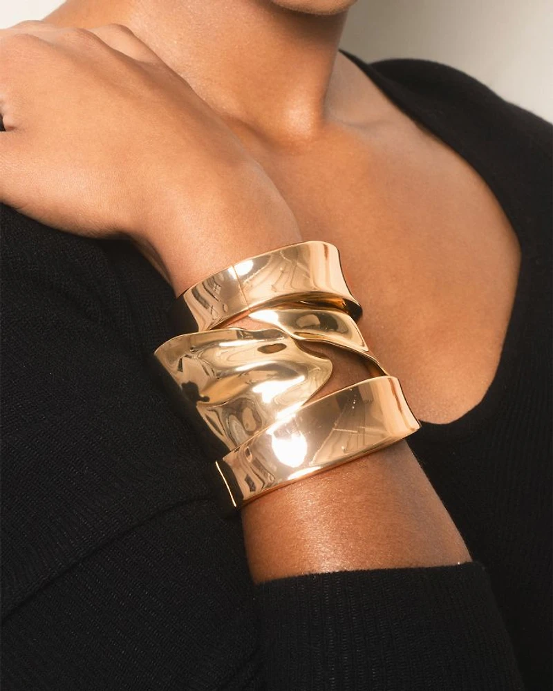 Abstract Cuff Bracelet