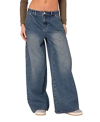 Edikted Super Baggy Wide Leg Jeans