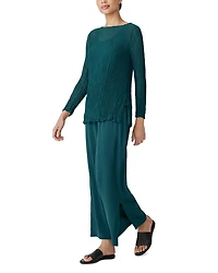 High Rise Silk Pants