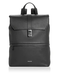 Ferragamo Gancini Buckle Leather Backpack