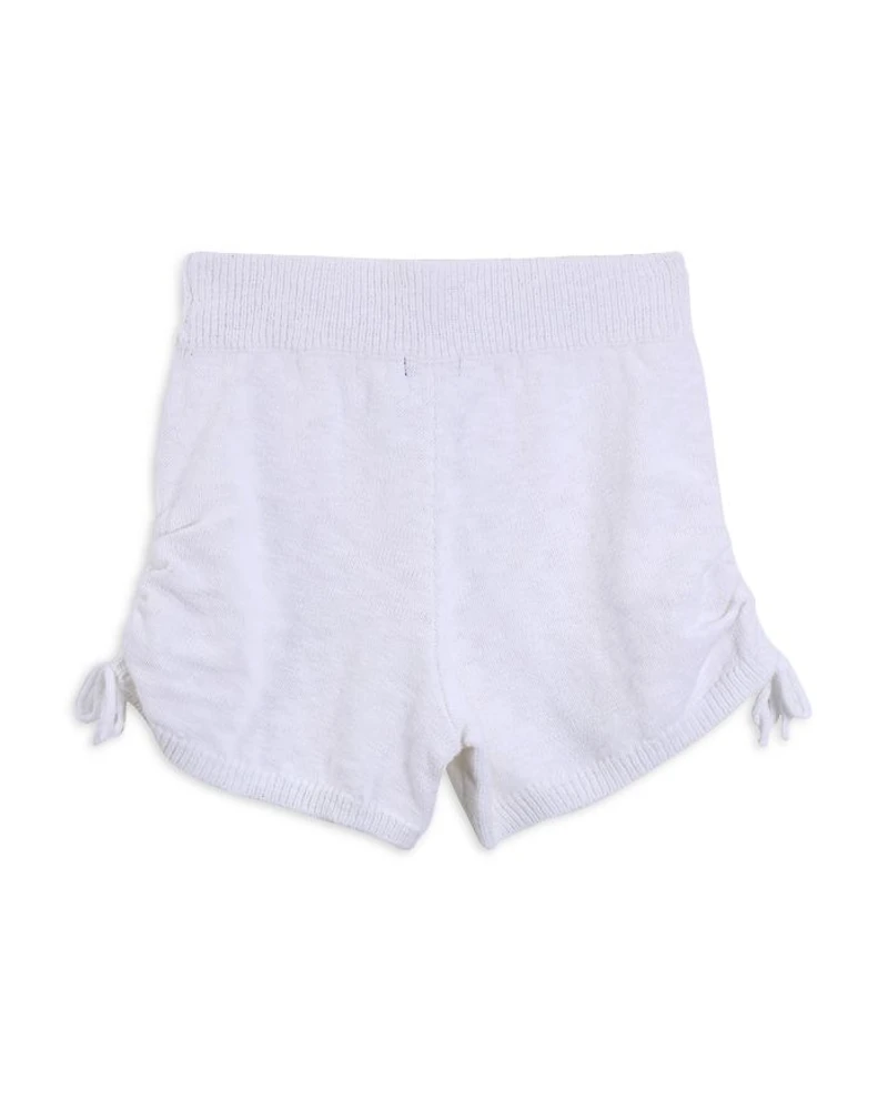 Girls' Loose Knit Cinched Shorts - Big Kid