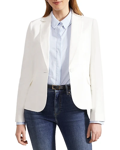 Hobbs London Blake Linen Single Breasted Jacket