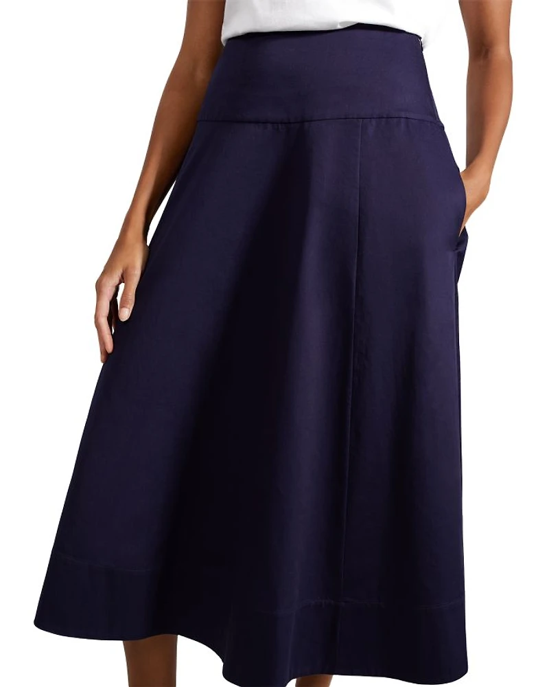 Cecelia A-Line Midi Skirt