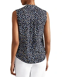Armelle Split Neck Blouse