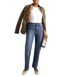 Nessie Flutter Sleeve Slub Top