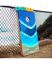 2ft x 4ft The Beach Epoxy Resin Cornhole Boards