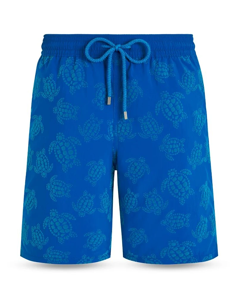 Okoa Flock Vendome Turtles Print 7" Swim Trunks