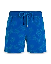 Moorea Flock Vendome Turtles Print 5" Swim Trunks