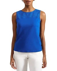 Hobbs London Paige Broderie Top