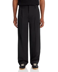 Leroy Relaxed Straight Fit Pleated Pants