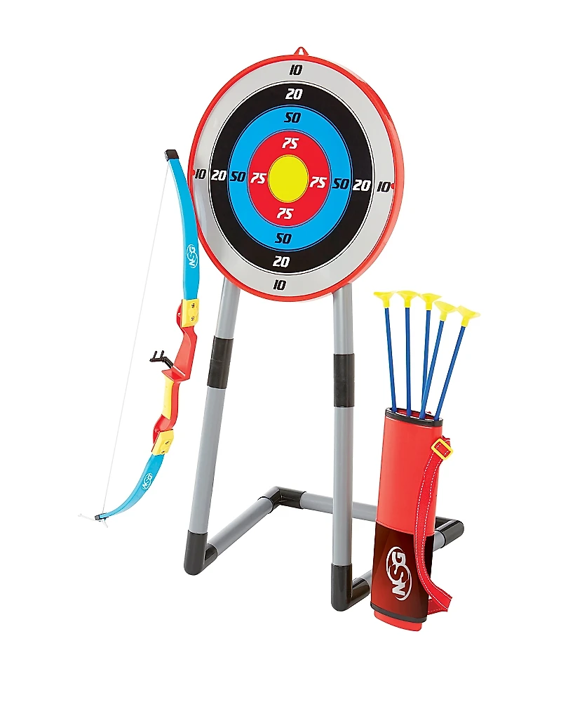 Nsg Kids Deluxe Archery Set with Free Standing Target