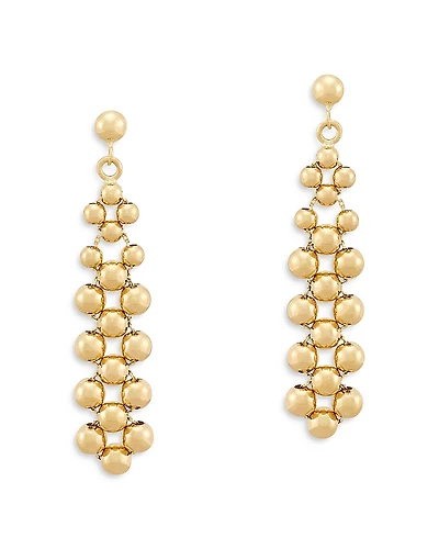 Bloomingdale's Fine Collection Polished Bead Drop Earrings