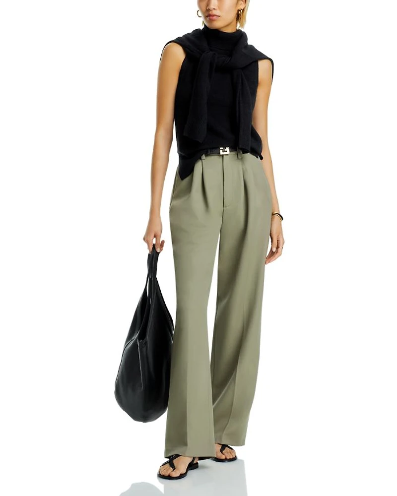 Split Hem  Turtleneck Tank - Exclusive