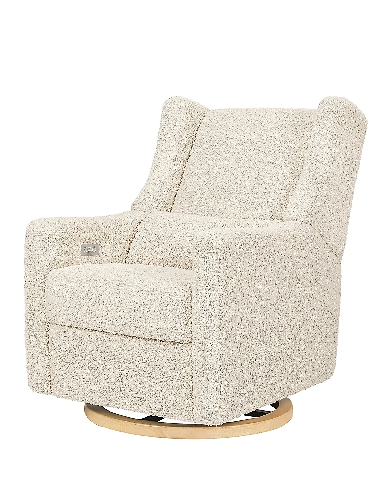 Babyletto Kiwi Teddy Loop Electronic Recliner and Swivel Glider with Usb Port