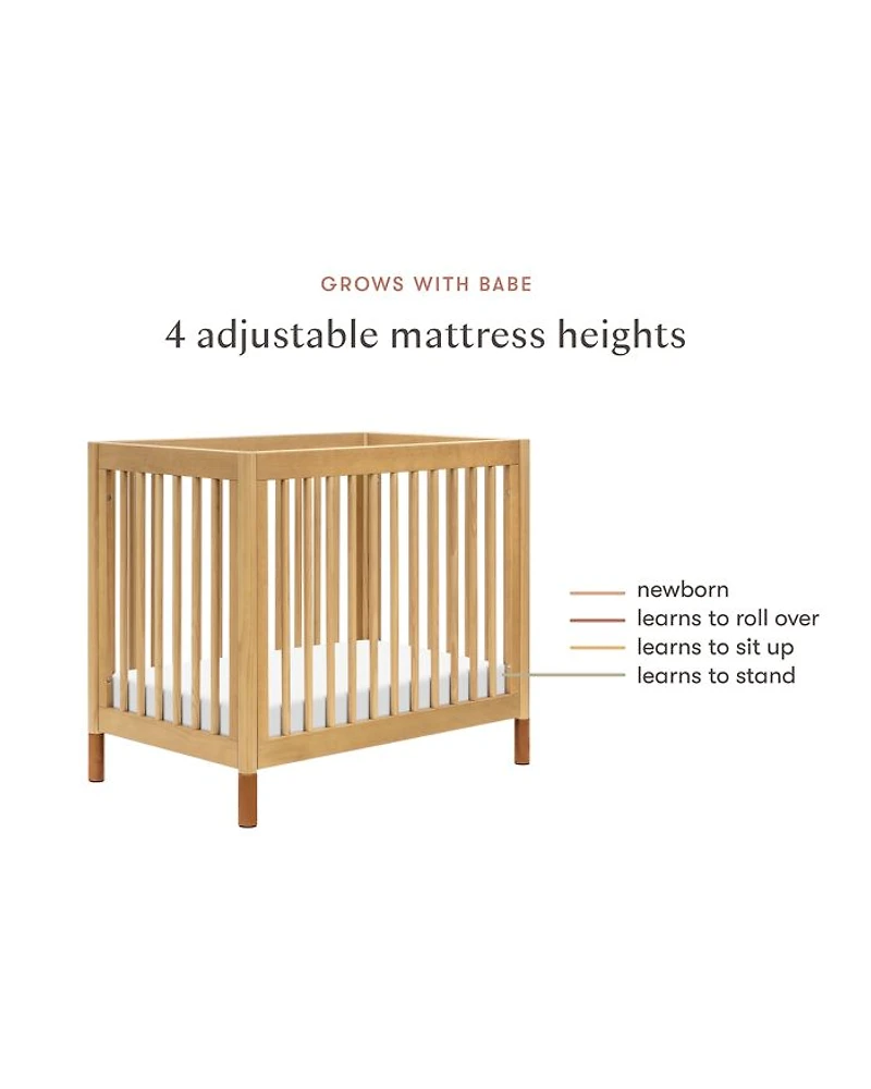 Gelato 4-in-1 Convertible Mini Crib