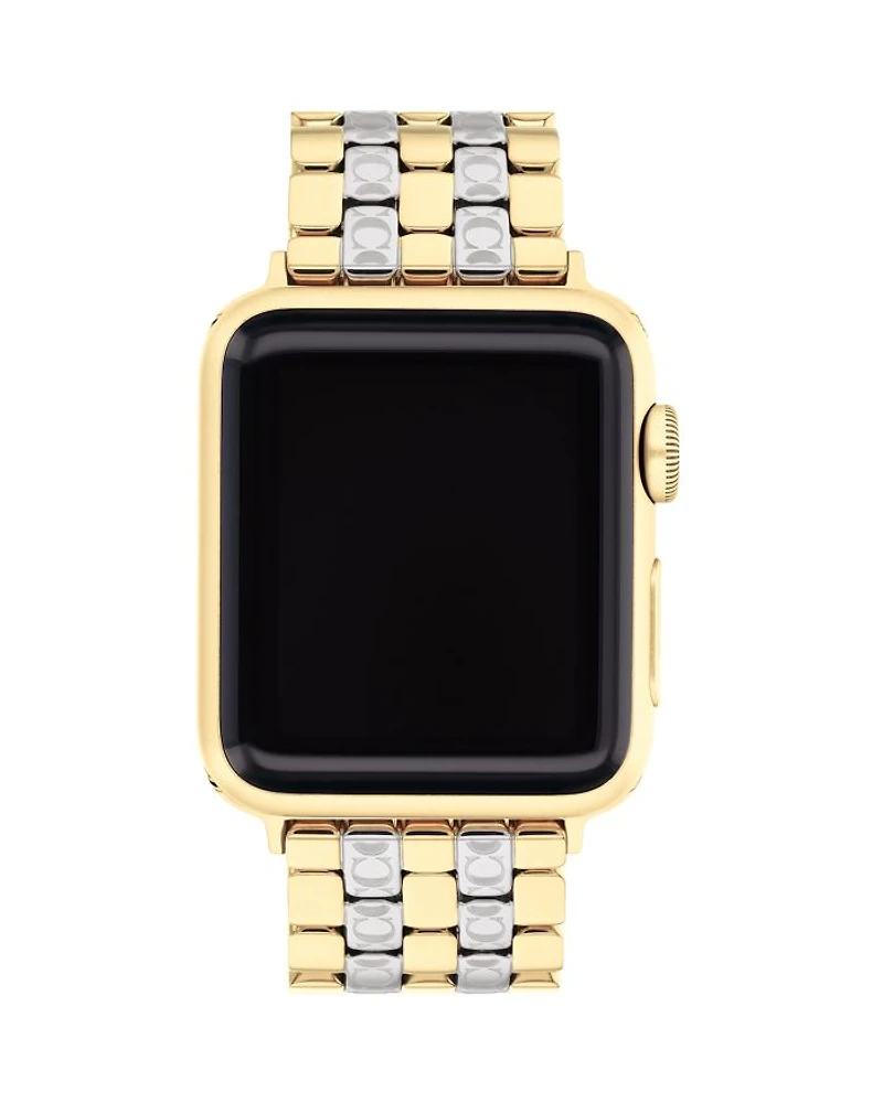 Apple Watch® Two-Tone Stainless Steel Bracelet