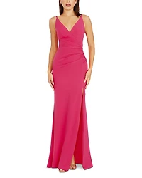 Dress the Population Jordan Plunge Neck Gown