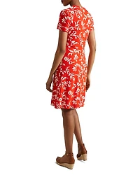 Lydia Jersey Fit & Flare Dress