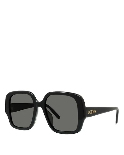 Thin Square Sunglasses, 54mm