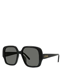 Thin Square Sunglasses, 54mm