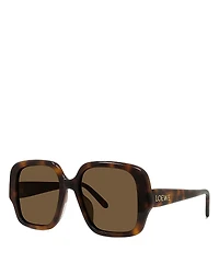 Loewe Thin Square Sunglasses, 54mm