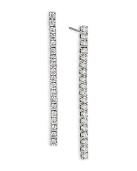 Nadri Perfect Tennis Cubic Zirconia Linear Drop Earrings