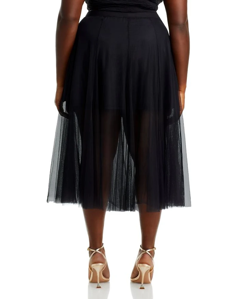 Tulle Midi Skirt - Exclusive