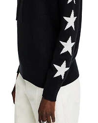 Cashmere Star Sleeve Hoodie Sweater - Exclusive