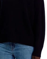 Cashmere Drop Shoulder V Neck Sweater - Exclusive