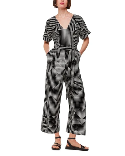 Angled Stripe Jumpsuit